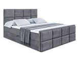 BOXBETT NOVA-Z - 140 x 200 - H4 - Dunkelgrau