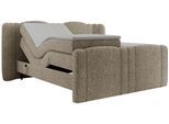 BOXBETT FORTINA 200/200 - Dunkelbeige Struktur - H4
