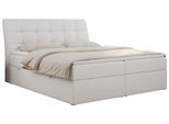 BOXBETT DIEGOS 140/200 Weiß Kunstleder - H4
