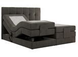 BOXBETT VITTORIA 140/200 - Dunkelgrau Velvet - H3