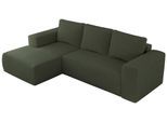 ECKSOFA TRENTINO L Grün Boucle - Links