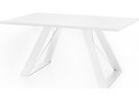 ESSTISCH Colter Weiß rechteckig ausziehbar, Weiß 140-240/80/76 cm