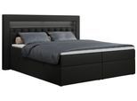 BOXBETT GOLD-6 LED 120/200 Schwarz Kunstleder - H3