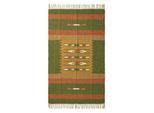 KELIM-TEPPICH Lundi Green handgewebt 90/150 cm