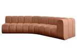 ECKSOFA modulares Sofa Karex-L1 - 308x194x70 cm Apricot
