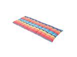 BANKAUFLAGE bunt gestreift, 2-Sitzer 108/42/5 cm