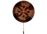 GOOD & MOJO Wandleuchte "Serengeti", braun, schwarz, 1, H: 60cm, 1 Stk., Leuchten, Wandleuchte