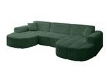 WOHNLANDSCHAFT LIVO-U1 - 315x173x79,5 cm Grün
