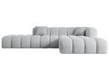 ECKSOFA Ottomane Rechts OLEA-L2 - 289x176x71 cm Grau