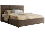 POLSTERBETT LERIO CLASSIC 140/200 - Braun Velvet - Pocket-Matratze