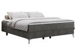 BOXBETT LESS 180/200 Dunkelgrau Velvet - H3