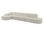 ECKSOFA Ottomane Links TARO-L3 - 413x171x79,5 cm Creme