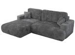 ECKSOFA OVO L Dunkelgrau Cord - Links Seite
