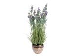 KUNSTPFLANZE Lavendel lila im Deko-Topf, 66 cm