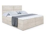 BOXBETT mit Matratze H3 und Lattenrost - AURA - 120x200 Ecru