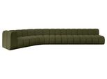 ECKSOFA modulares Sofa Karex-L3 - 490x194x70 cm Grün