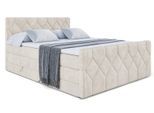 BOXSPRINGBETT CATOR-Z KING - 120x200 - H3/H4 - Creme