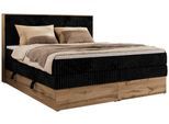 BOXBETT WOOD CLASSIC KING 160/200 - Schwarz Cord - H4