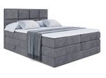 BOXSPRINGBETT NOVA KING - 140 x 200 - H3/H4 - Dunkelgrau