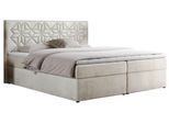 BOXBETT LEILA 120/200 Beige Velvet - H3