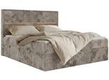 BOXBETT ORVO 200/200 - Hellbraun Cord - Topper Visco - H3