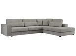 ECKSOFA Savona Hellgrau Strukture - rechts