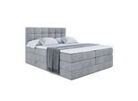 BOXSPRINGBETT BRUGO KING - 180 x 200 - H3/H4 - Grau