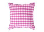 KISSENHÜLLE Karo-Muster 60/60 cm, 100% Baumwolle