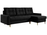 ECKSOFA Astra Schwarz Velvet