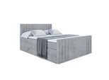 BOXSPRINGBETT IDRIKO-Z KING - 140x200 - H3/H4 - Grau
