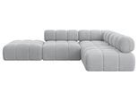 ECKSOFA modulares Sofa Favio-L1 - 285x190x70 cm Grau Cord