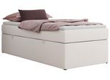 BOXBETT ZERO 90/200 - Weiß Kunstleder - H4 - Topper Visco