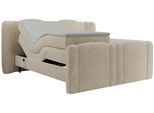 BOXBETT FORTINA 140/200 - Creme Struktur - H3