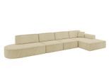 ECKSOFA Ottomane Rechts IREA-L3-v3 - 412x165x77 cm Beige