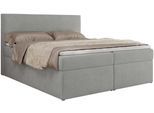 BOXBETT JAGUAR 160/200 - Hellgrau Struktur - H4