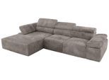 ECKSOFA RILASSO L Hellbraun Cord - links