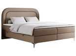 BOXBETT EIRA 120/200 Braun Kunstleder - H3