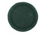 BADEMATTE 80 cm rund, 100% Baumwolle, wendbar