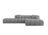 ECKSOFA Ottomane Rechts OLEA-L2 - 289x176x71 cm Titanfarben
