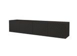 LOWBOARD ZENO-W 2x100x40x40 cm - Schwarz