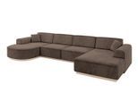 WOHNLANDSCHAFT ARRIO-U2 303x171x83 cm Braun
