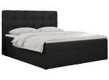 BOXBETT ERNI 140/200 - Schwarz Kunstleder - H4