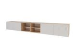 LOWBOARD ZENO-W 3x100x40x40 cm - Artisan / Weiß