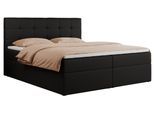 BOXBETT CENTO 160/200 Schwarz Kunstleder - H3