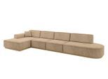 ECKSOFA Ottomane Links IREA-L3-v2 - 413x171x83 cm Beige