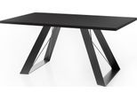 ESSTISCH Colter rechteckig ausziehbar, Schwarz 160-260/90/76 cm