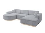 WOHNLANDSCHAFT ARRIO-U1 303x171x83 cm Titanfarben
