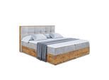 BOXBETT mit Matratze H3 und Lattenrost - LOLLI7 - 120x200 - Dunkelgrau