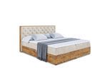 BOXBETT mit Matratze H4 und Lattenrost - LOLLI3 - 140x200 - Beige