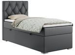 BOXBETT ALDA 90/200 Dunkelgrau Kunstleder - H3 - Links Seite